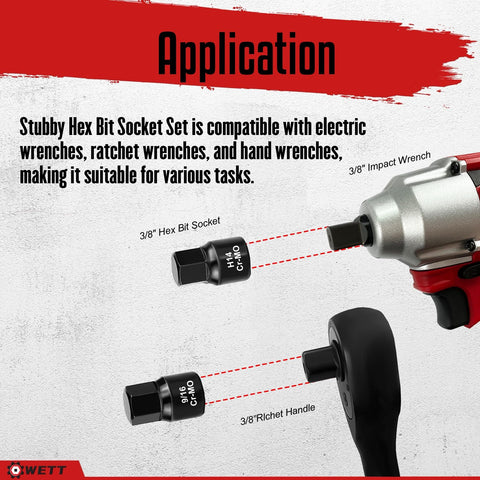 WETT SAE and metric ranges cover common sizes from 1/4" to 3/4" and 6–19mm.