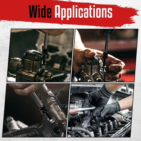 Engine bay quick-service hex bolts with WETT set