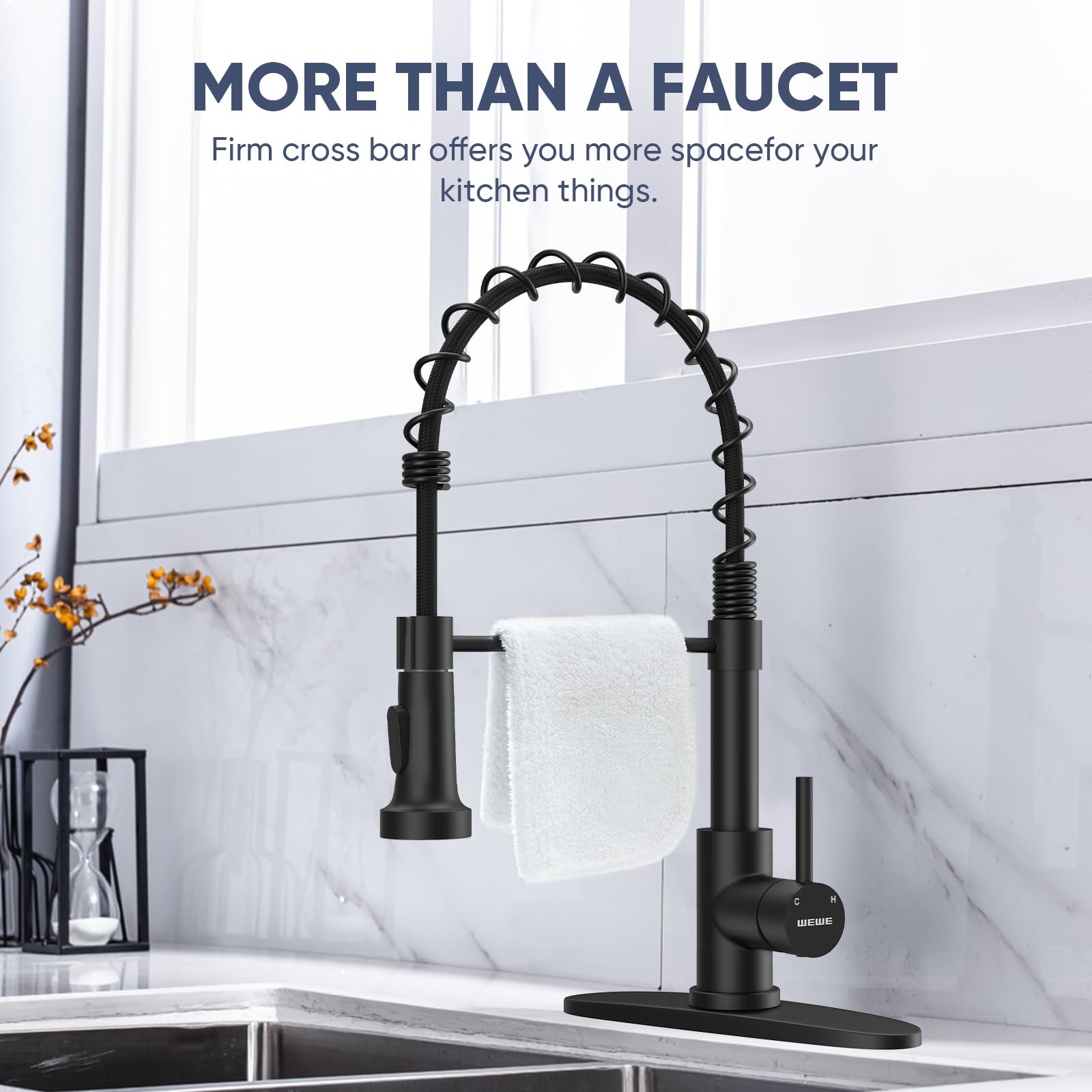 WEWE SUS304 stainless steel build safely stands up to daily use