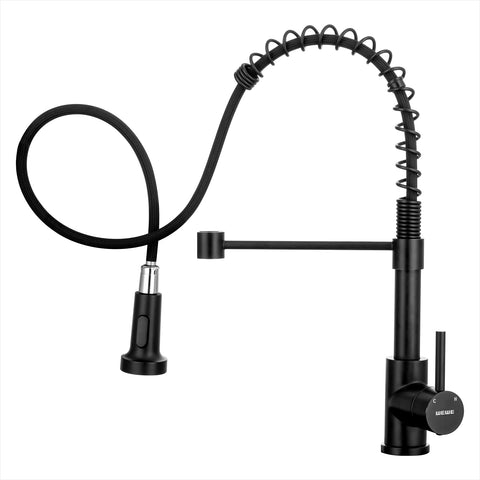 WEWE kitchen faucet with pull-down sprayer for flexible cleaning.