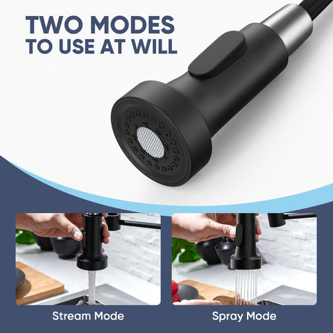 WEWE single-handle control enables precise water flow with one hand