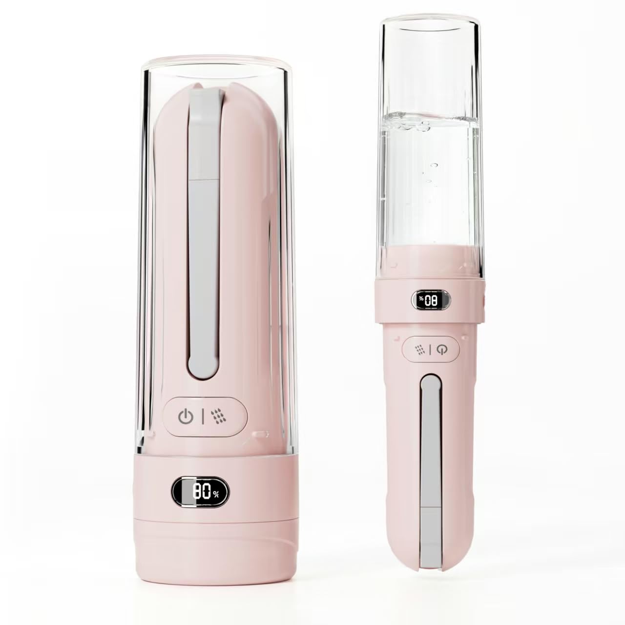 WeWi HLTH portable bidet in pink for travel cleansing on the go