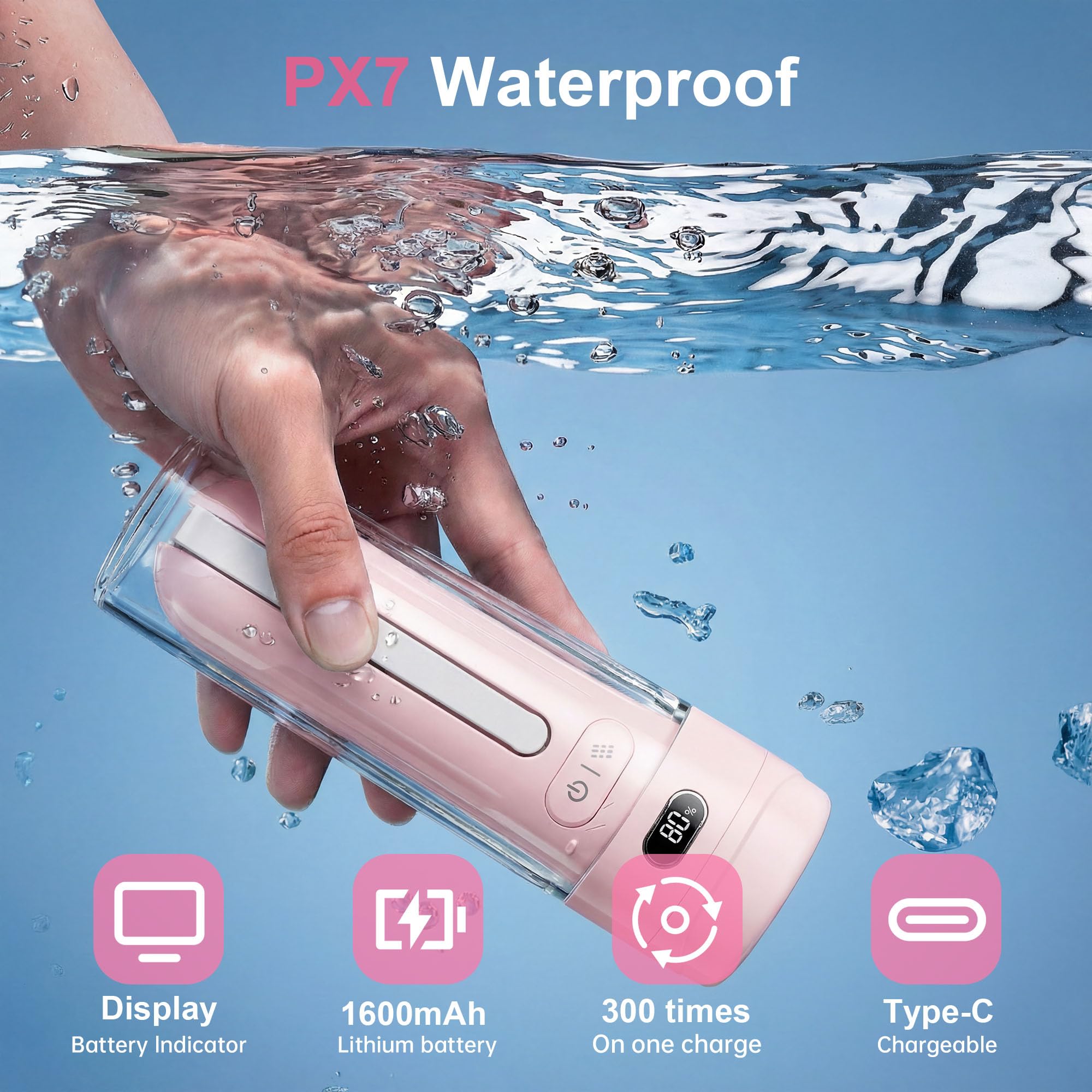 WeWi HLTH whisper-quiet motor ensures discreet personal hygiene anywhere