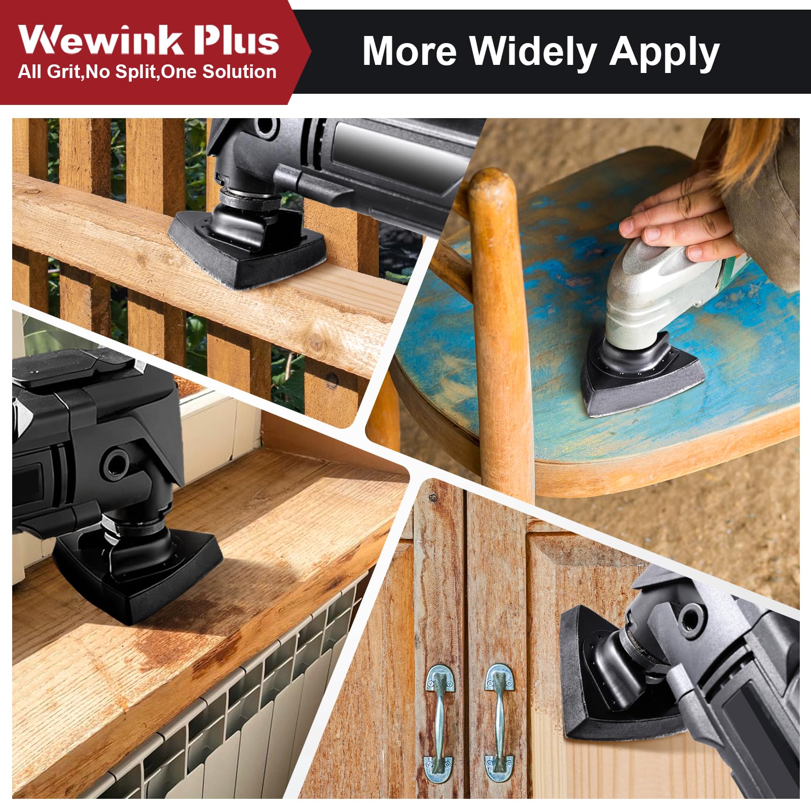 WEWINK PLUS complete sanding solution for DIY and pros.