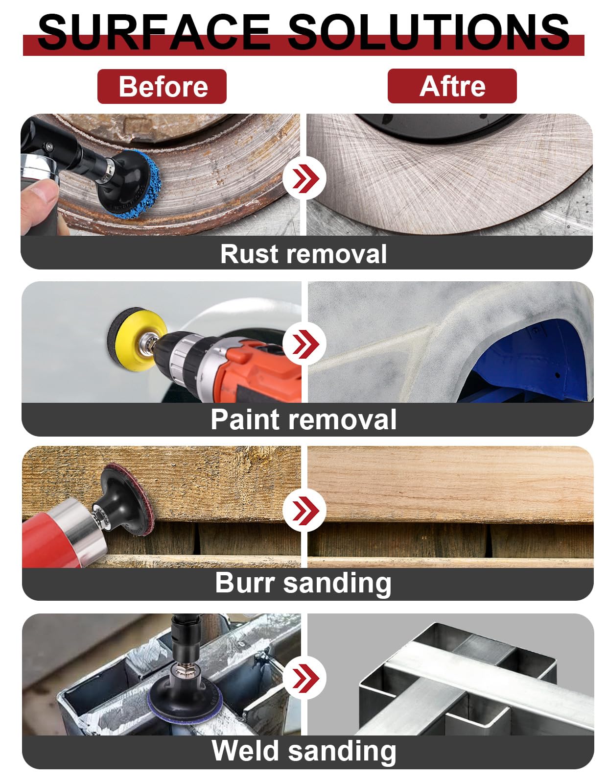 WEWINK PLUS assorted sanding and polishing pads; complete surface conditioning
