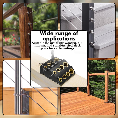 Wewod Drill Guide Jig easy-to-use tool suitable for pros and DIY alike.