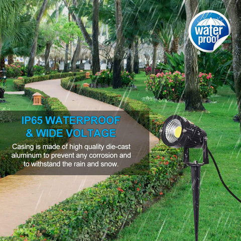 WEYANG 2-pack ground stake kit provides easy lawn lighting setup