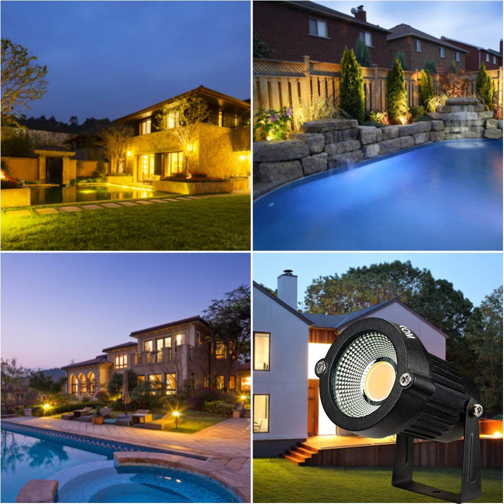 WEYANG landscape outdoor spotlight two-pack set for versatile outdoor lighting