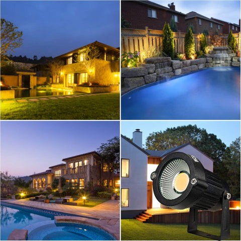 WEYANG landscape outdoor spotlight two-pack set for versatile outdoor lighting