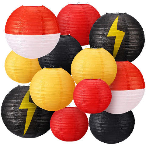 Weysat cartoon ball lantern in red and white adds festive charm for birthdays