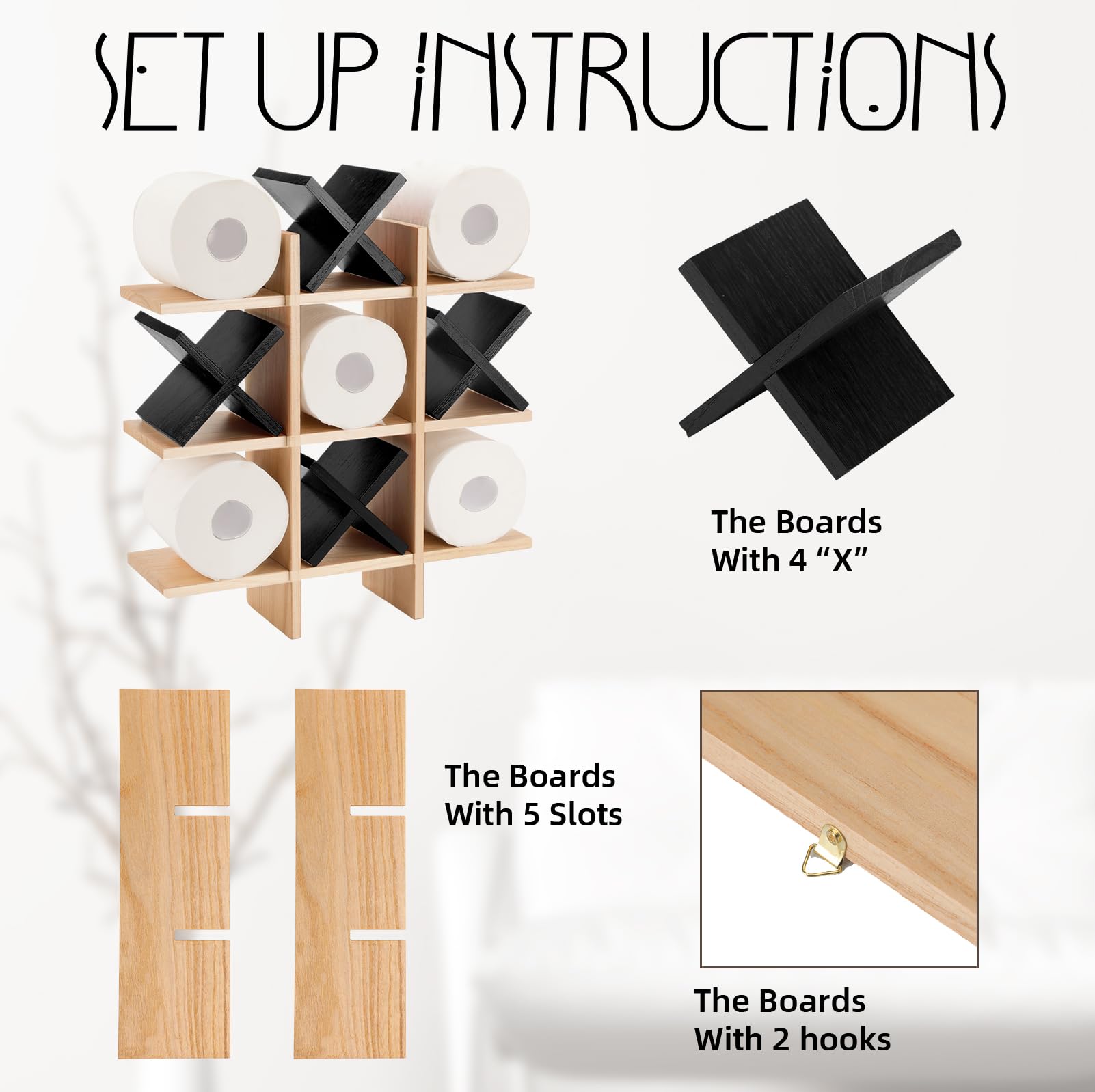 Weysat wall-mounted bathroom storage provides sturdy tissue access