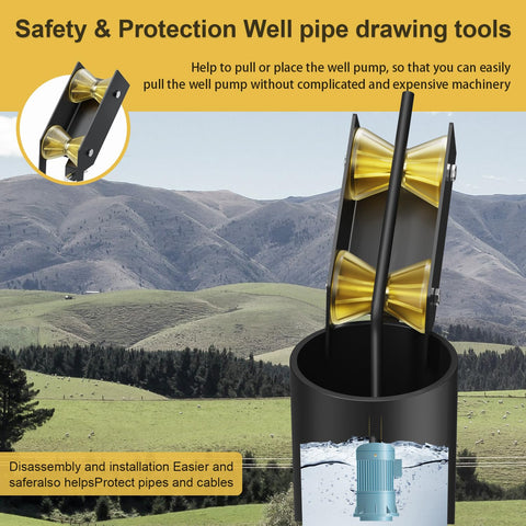 WFCYX dual rollers provide wear-resistant support during pull