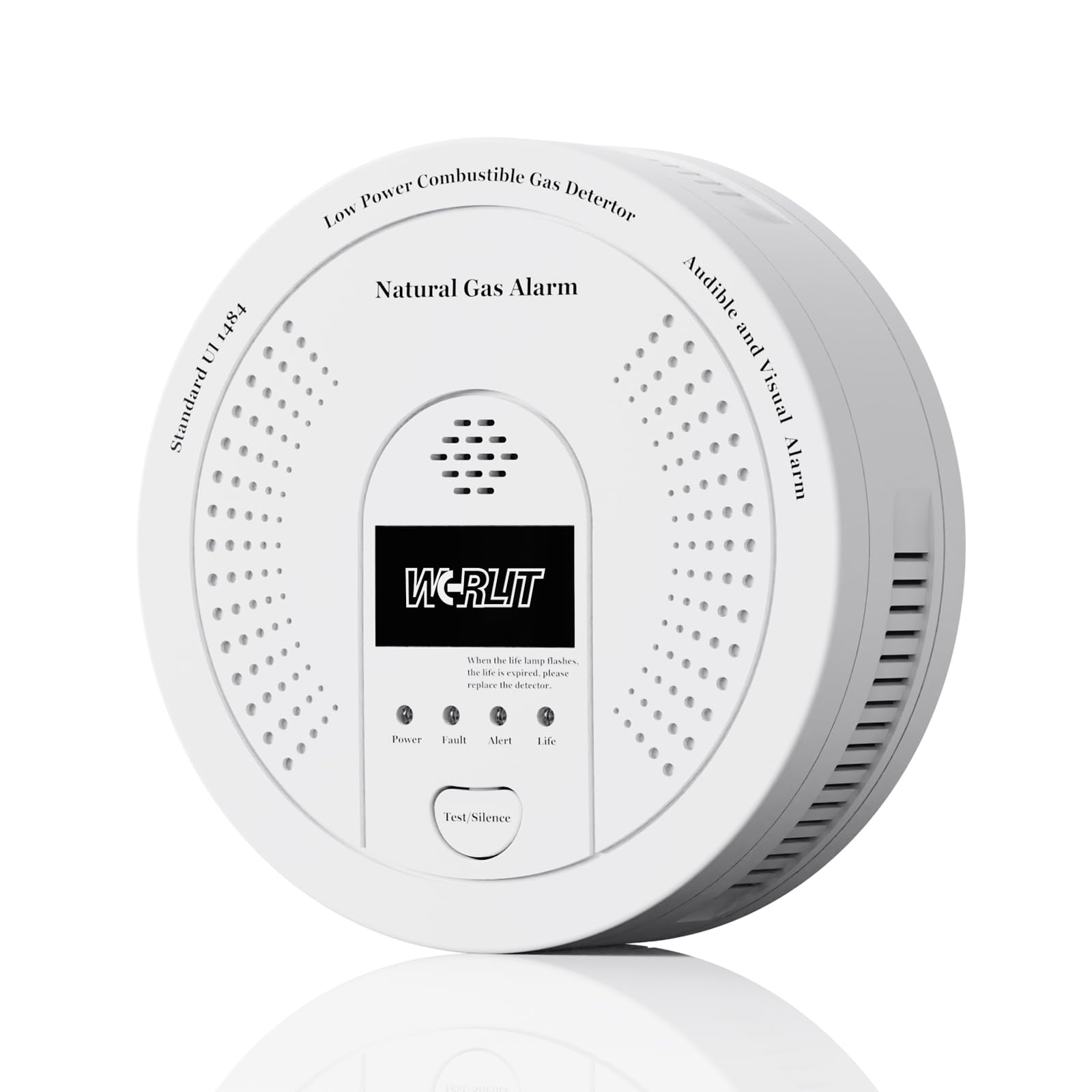 WGRLIT explosion-proof gas detector alarm with 85dB siren for reliable home protection.