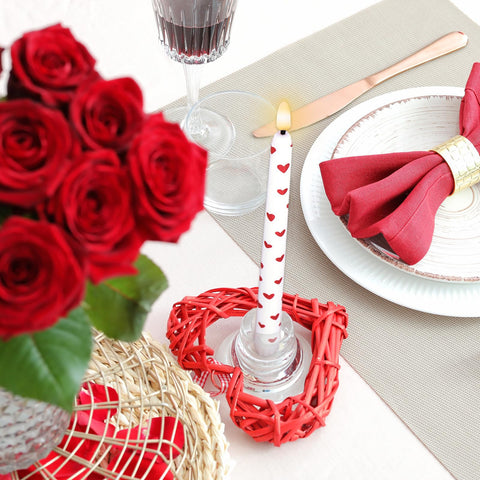 Whaline flameless candles ideal for romantic dinners and events