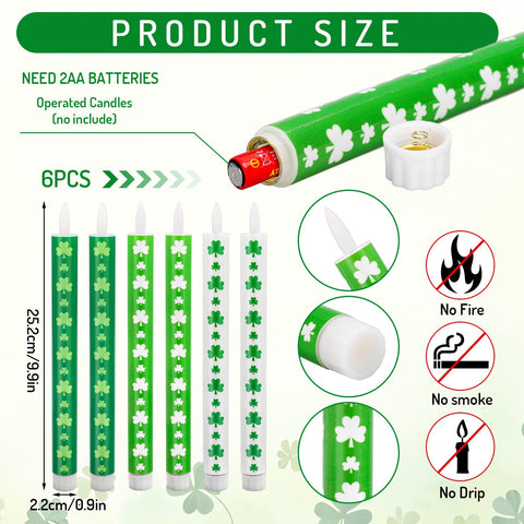 Whaline LED taper candle with remote control for easy ambience customization
