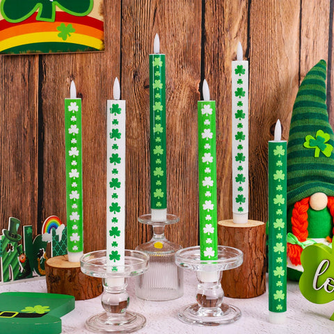 Whaline durable plastic LED candle stands 9.8 inches tall