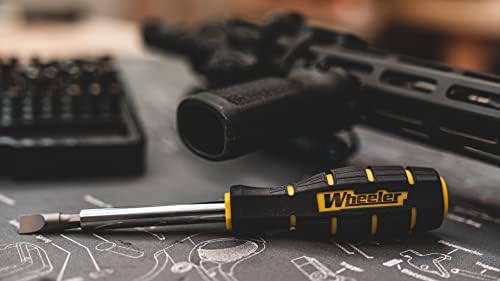 Wheeler deluxe gunsmithing screwdriver heads cover diverse fasteners and seating needs.