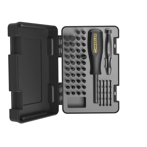Wheeler case keeps bits organized and portable for field maintenance.