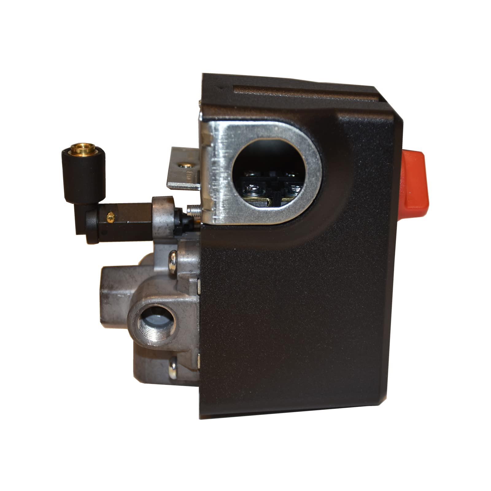 Check valve line with quick-disconnect on CW219300AV for easy maintenance.