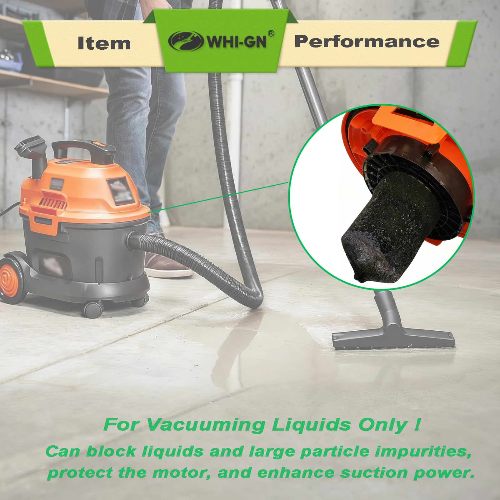 WHI-GN compatible-with-vacmaster Armor All models ensures broad use.