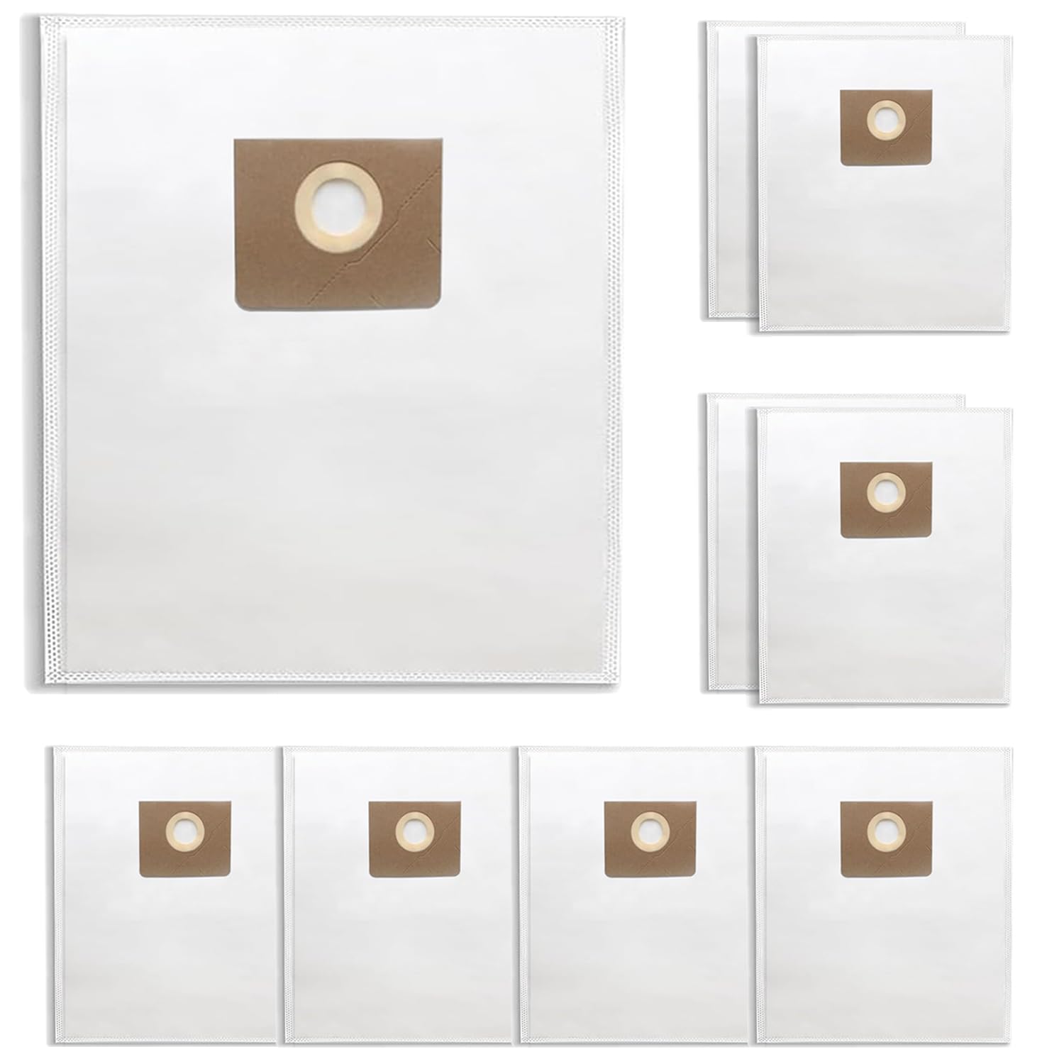 WHI-GN nine-pack fleece filter bags for robust filtration and easy replacement.