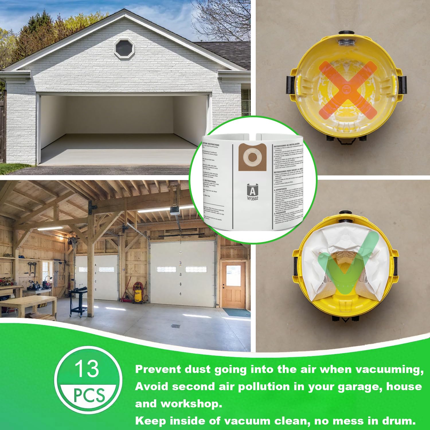 WHI-GN compatible with RIDGID 16-gallon models for heavy debris
