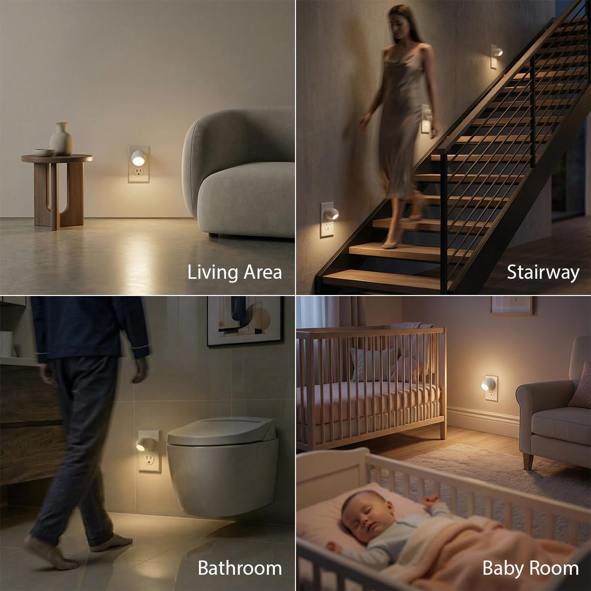 WhilsTec pet friendly night light guides pets safely without glare.