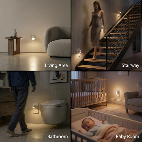 WhilsTec pet friendly night light guides pets safely without glare.
