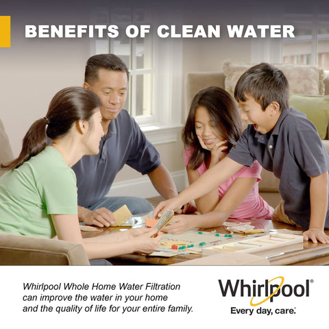 Whirlpool full case of filters supports convenient replacement scheduling