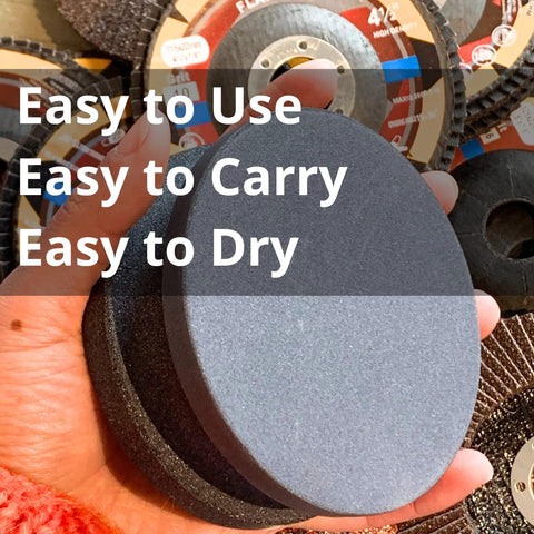 Whitby Abrasives silicon carbide material closeup, built for long-lasting performance.