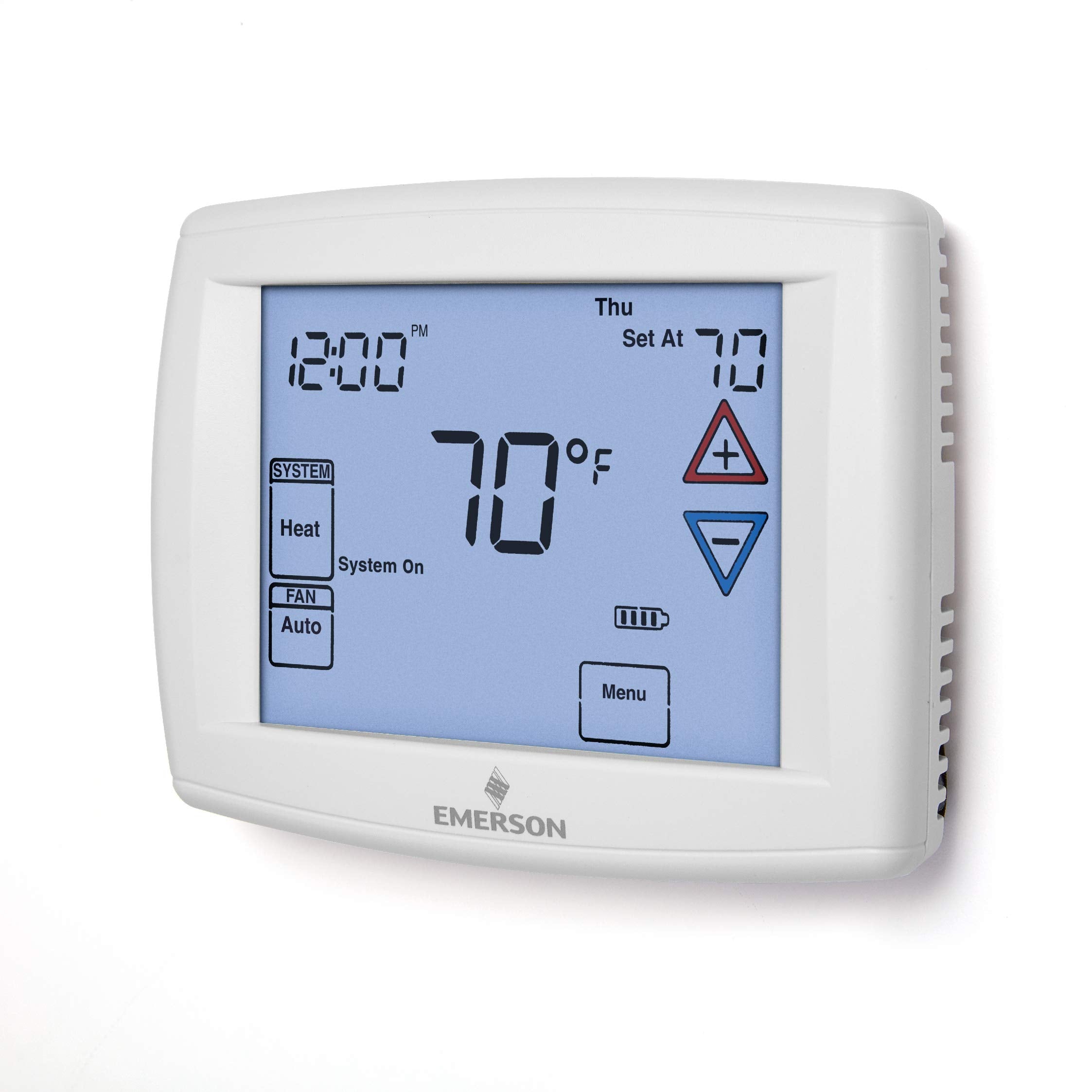 White-Rodgers wide compatibility with furnaces, A/C, and heat pumps.