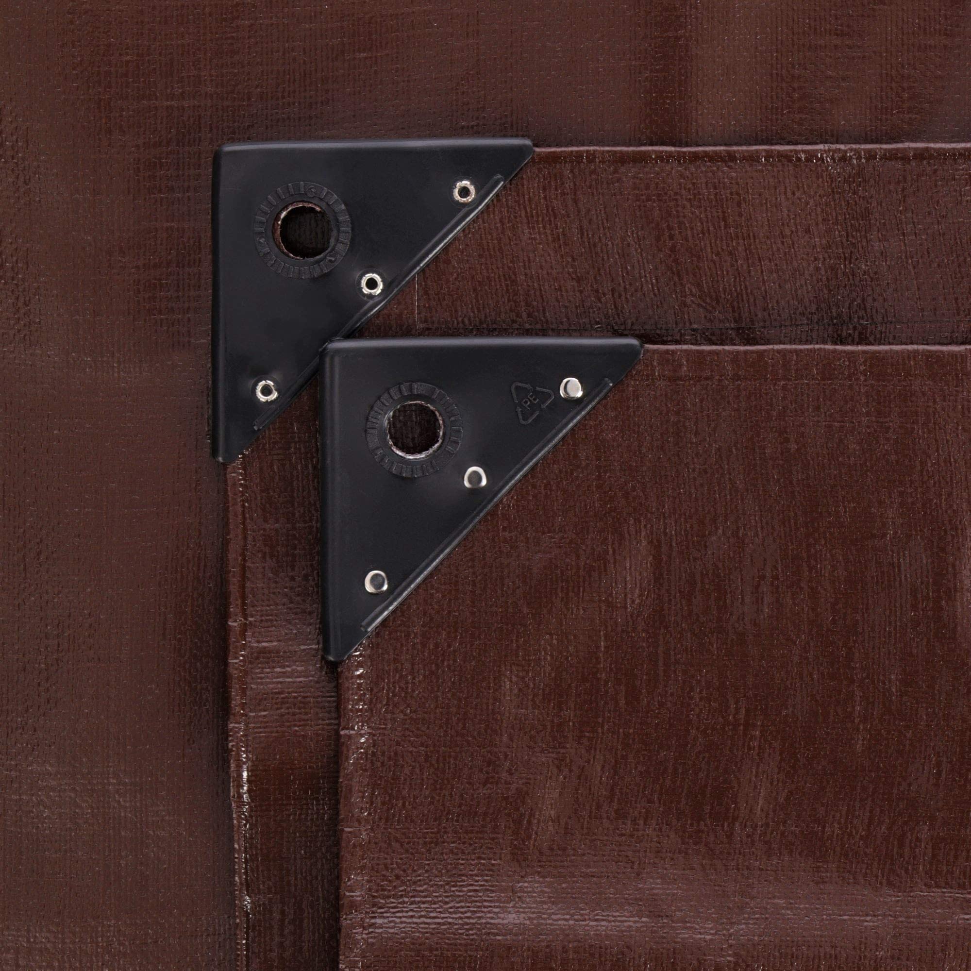 WHITEDUCK tarp color options brown white silverblack suit various outdoor aesthetics.