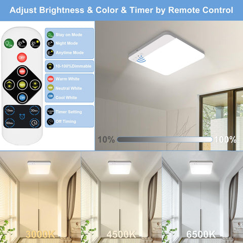 WhitePoplar 400lm brightness with adjustable levels for comfortable lighting