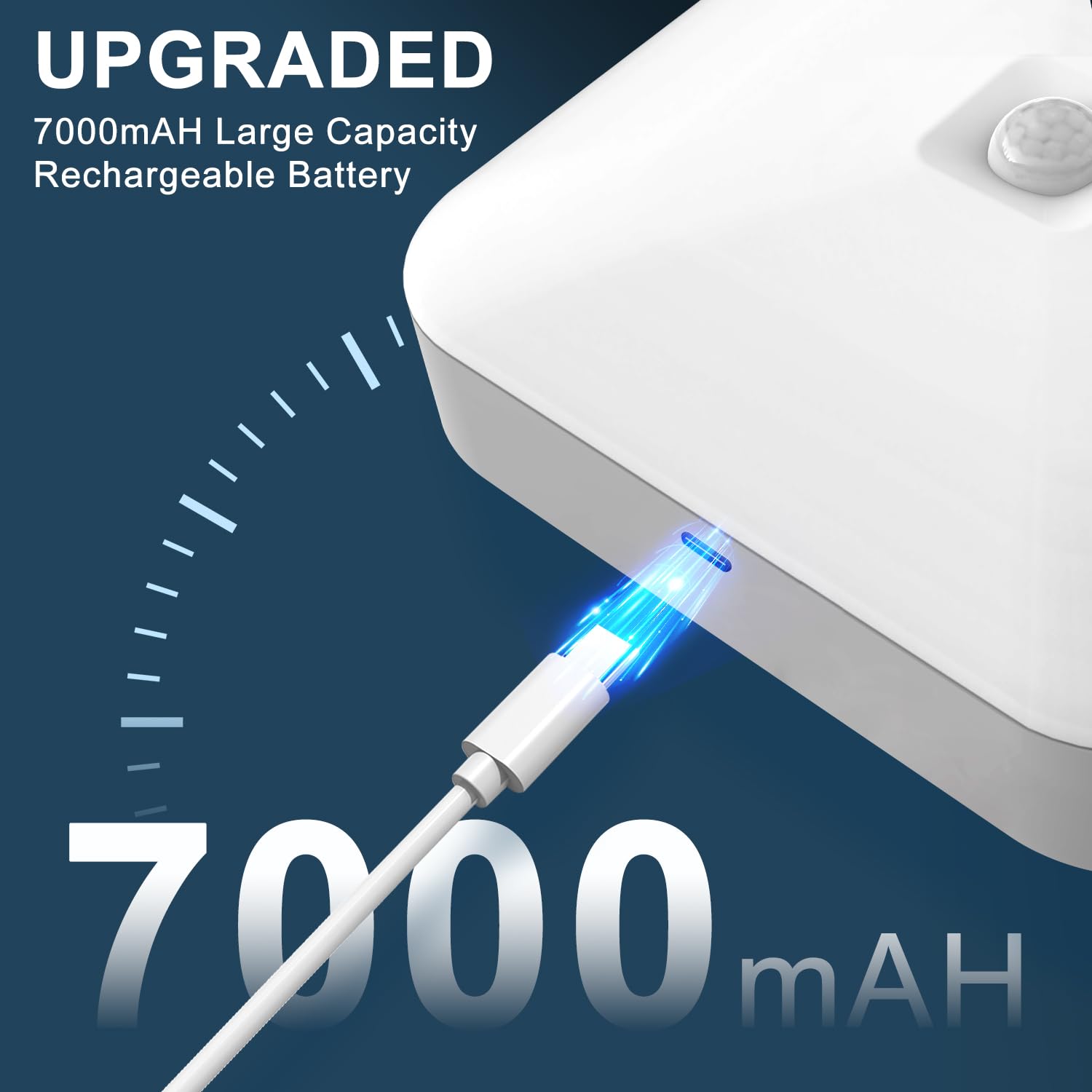WhitePoplar 7000mAh battery provides lengthy runtime between charges.