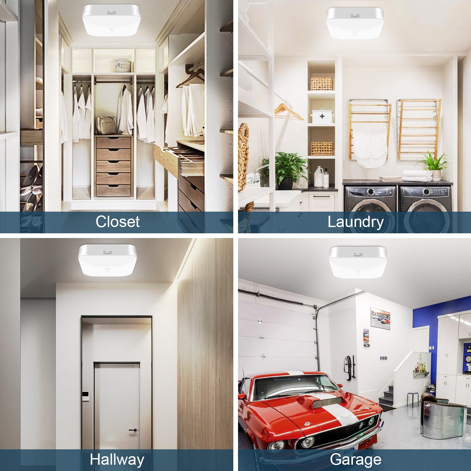 WhitePoplar included bracket and hardware enables quick, tool-free installation in minutes.