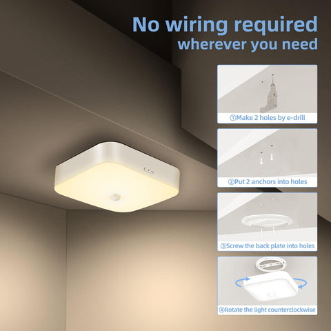 WhitePoplar easy installation without wiring or professional help.