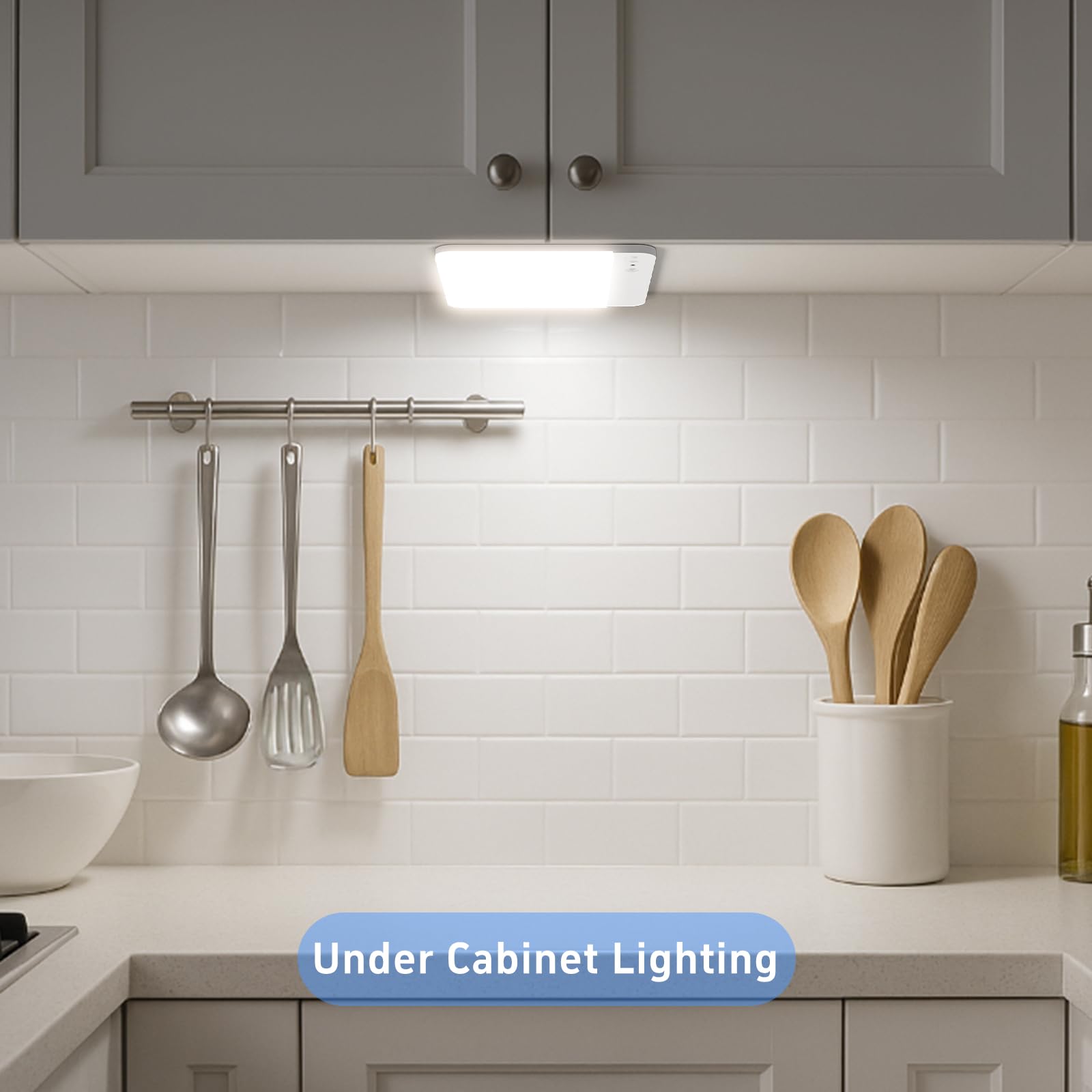 WhitePoplar lights ideal for closets, pantries, hallways, bathrooms, and stairs.