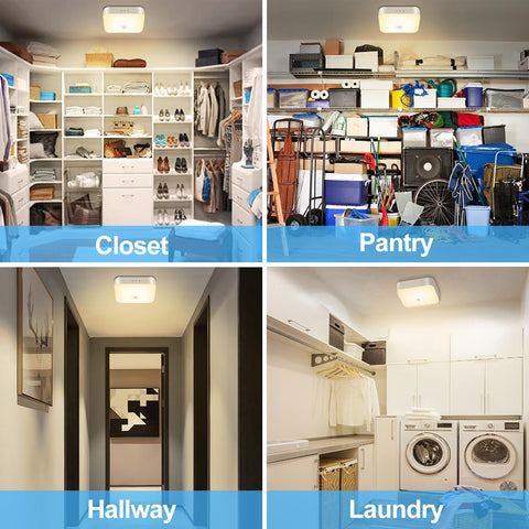 WhitePoplar wireless light delivers 500lm brightness for closets and hallways on demand.