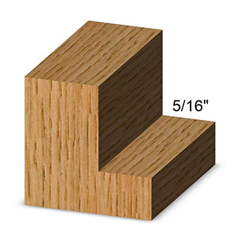 Whiteside 1955 set enables flush trim and common rabbet sizes
