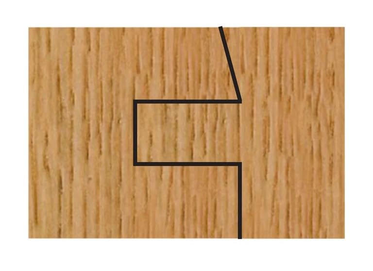 Whiteside 6009 panel-ready setup on 3/4 inch material.