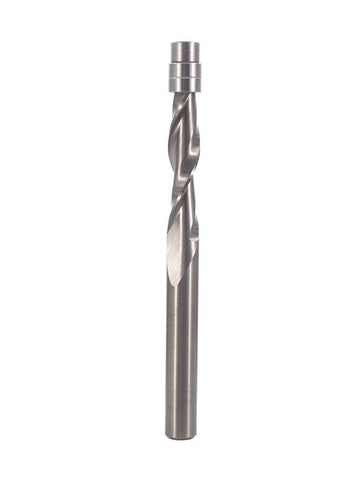 Whiteside RFT2100 spiral flush trim up-cut router bit for precise edge trimming on hardwoods and laminates
