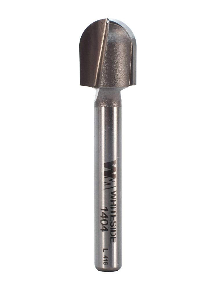 Whiteside 1404 Round Nose Bit with 1/4 inch radius for smooth edge profiles