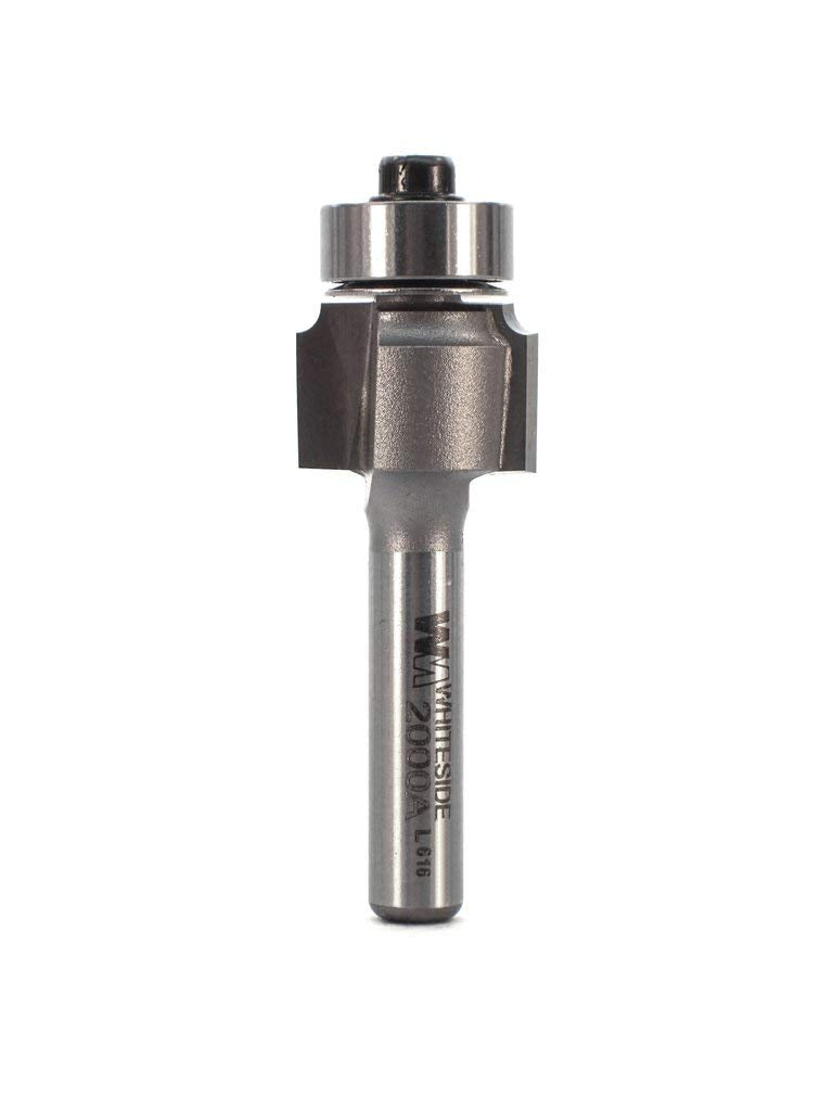 Whiteside 2000A roundover bit with 1/16-inch radius for smooth edge finishing on wood