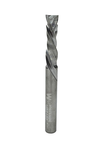 Whiteside UD2102 up/down cut spiral bit for clean edge finishing.