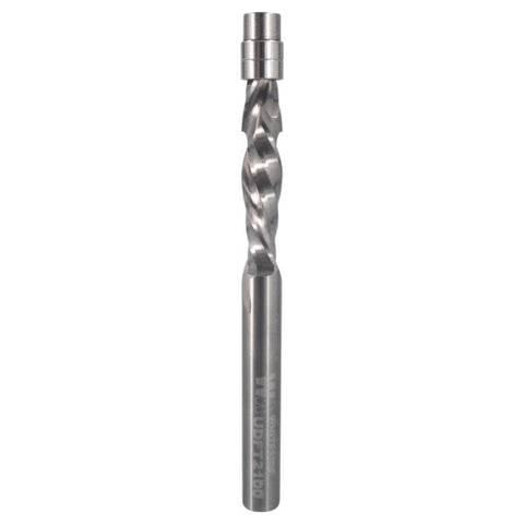 Whiteside UDFT2100 flush trim spiral router bit with double bearings for precision edge finishing