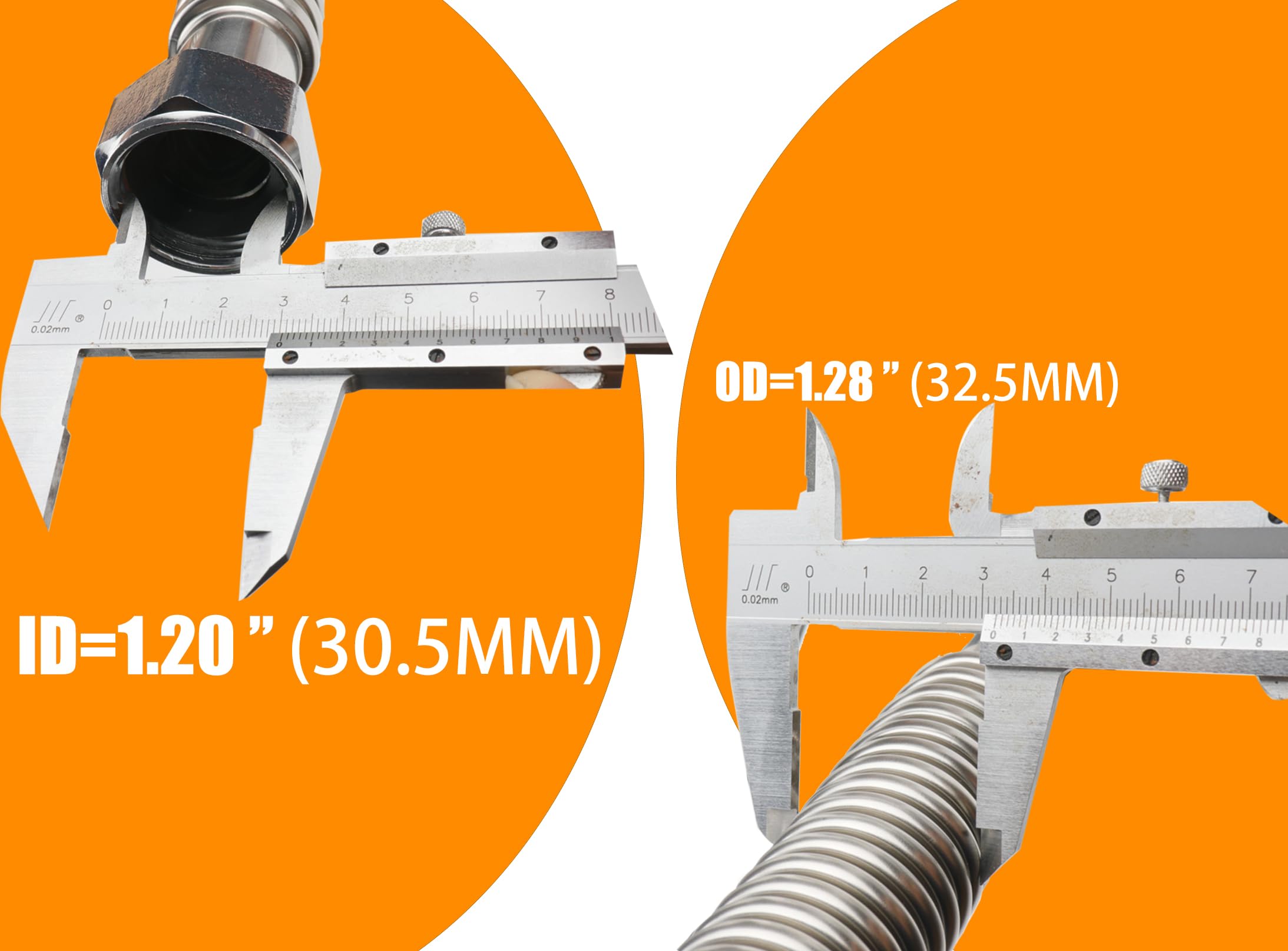 WHK 1in FIP x 1in FIP ends fit standard fittings