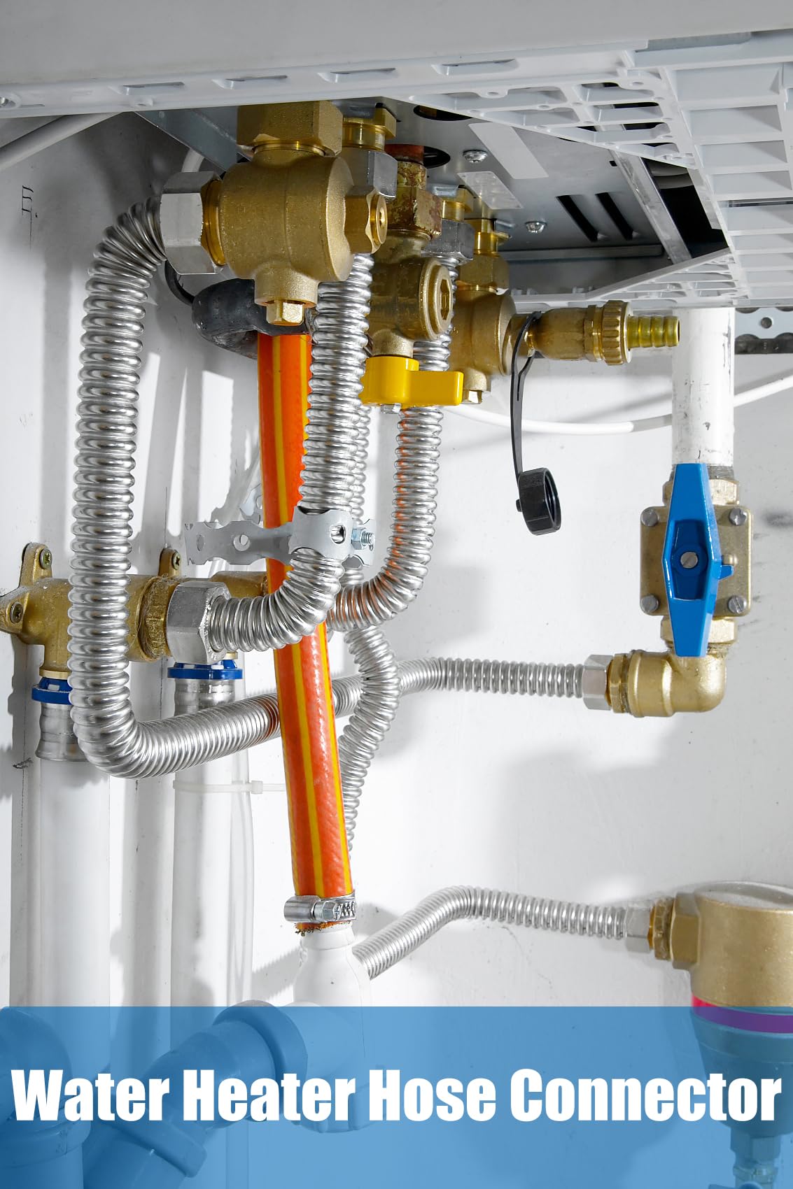 Compatible with water heater, softener, filter, and tub setups