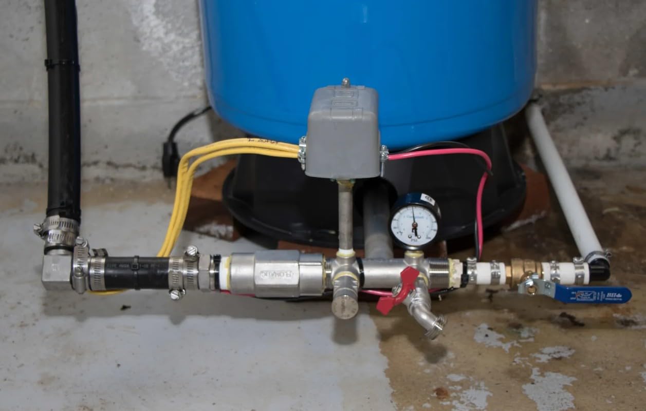 WHK well-pump pressure switch packaging includes one switch and warranty.