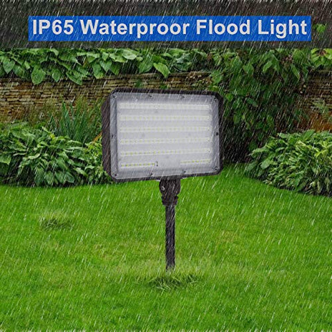 WHLED ETL certified flood light with durable aluminum housing.