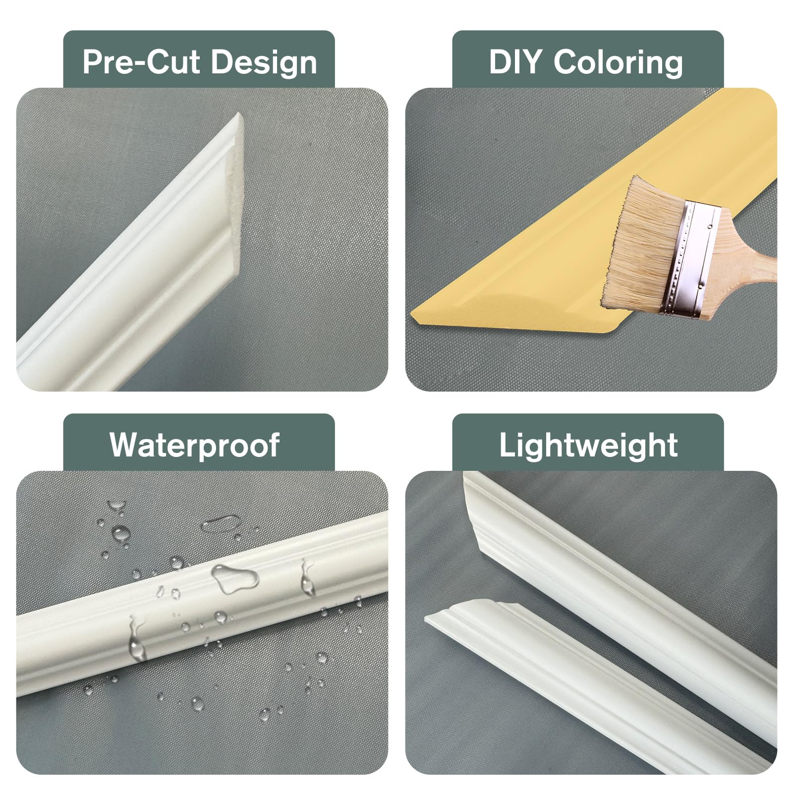 Wibeelee paintable panels let you customize color to match decor